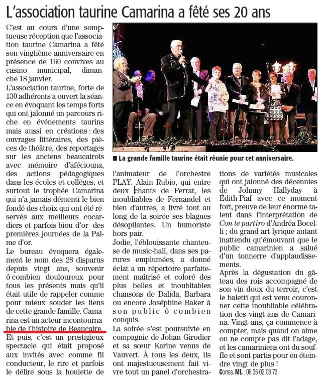 article de journal